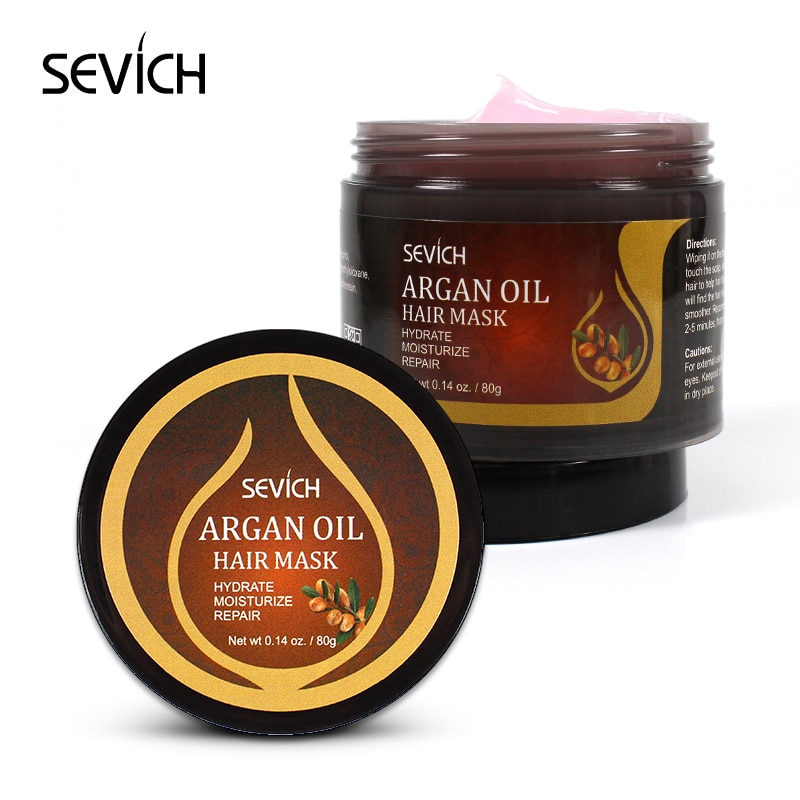 Sevich 80g Hair Mask Argan Oil Hydrate Moisturize Repair Damage Hair Care Product 5 Seconds Nourish & Restore Soft Hair Sevich 80g Hair Mask Argan Oil Hydrate Moisturize Repair Damage Hair Care Product 5 Seconds Nourish & Restore Soft Hair