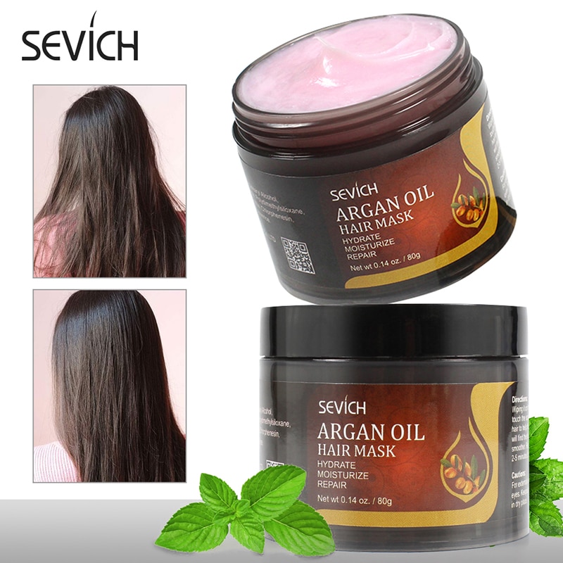 Sevich 80g Hair Mask Argan Oil Hydrate Moisturize Repair Damage Hair Care Product 5 Seconds Nourish & Restore Soft Hair Sevich 80g Hair Mask Argan Oil Hydrate Moisturize Repair Damage Hair Care Product 5 Seconds Nourish & Restore Soft Hair