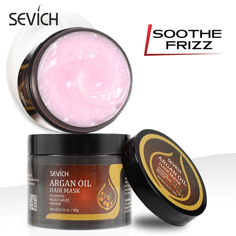 Sevich 80g Hair Mask Argan Oil Hydrate Moisturize Repair Damage Hair Care Product 5 Seconds Nourish & Restore Soft Hair Sevich 80g Hair Mask Argan Oil Hydrate Moisturize Repair Damage Hair Care Product 5 Seconds Nourish & Restore Soft Hair