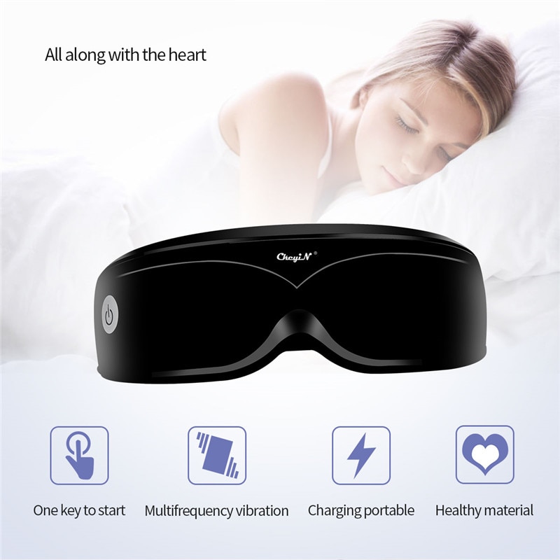 Eye Massager Vibration Magnetic Acupuncture Therapy Massage Eye Care Fatigue Stress Relief Goggles Improve Protect Eyesight Eye Massager Vibration Magnetic Acupuncture Therapy Massage Eye Care Fatigue Stress Relief Goggles Improve Protect Eyesight