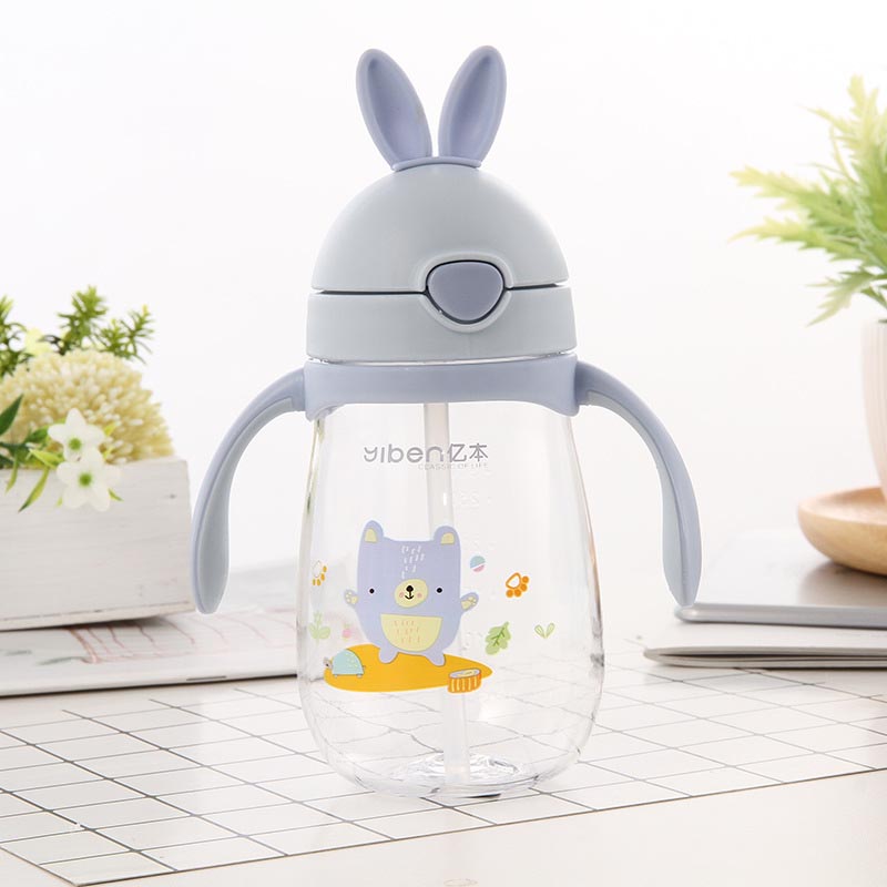 280ml Cute Rabbite Baby Feeding Cup with a Straw BPA Free Children Learn Feeding Drinking Handle Kids Water Bottles Training Cup 280ml Cute Rabbite Baby Feeding Cup with a Straw BPA Free Children Learn Feeding Drinking Handle Kids Water Bottles Training Cup