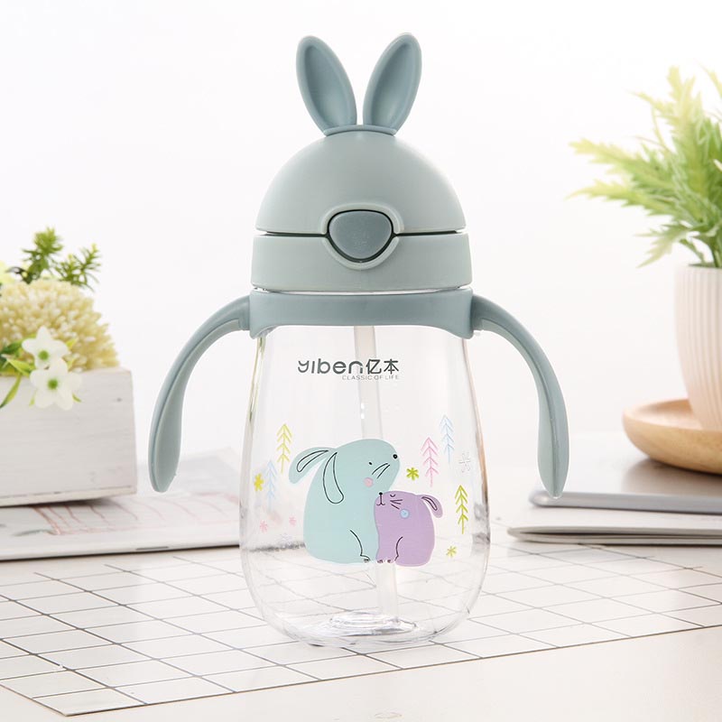 280ml Cute Rabbite Baby Feeding Cup with a Straw BPA Free Children Learn Feeding Drinking Handle Kids Water Bottles Training Cup 280ml Cute Rabbite Baby Feeding Cup with a Straw BPA Free Children Learn Feeding Drinking Handle Kids Water Bottles Training Cup