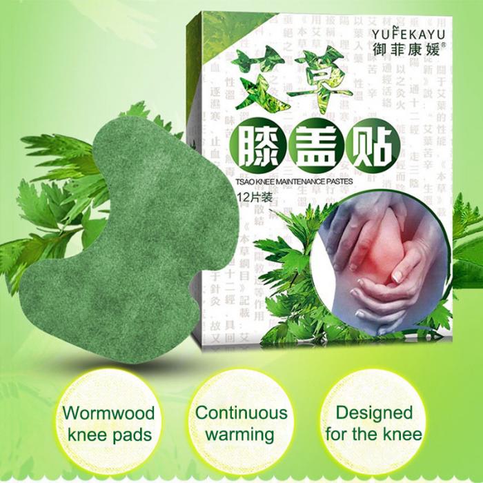 Good Healthy 12pcs Knee Pads Wormwood Extract Health Care Detox Relax Patch Good Healthy 12pcs Knee Pads Wormwood Extract Health Care Detox Relax Patch