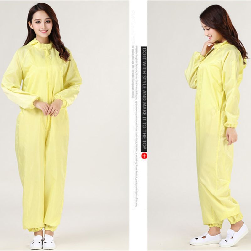 Protective Suit Coveralls With Cap Full Body Protection, polyester Nonwoven Labor Insurance Safety Dust-proof and anti-static Protective Suit Coveralls With Cap Full Body Protection, polyester Nonwoven Labor Insurance Safety Dust-proof and anti-static