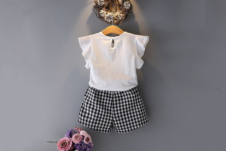 2020 Summer Girls' Clothing Sets Elegant Princess Cartoon Embroidered T-shirt+Gauze Skirt 2PCS Children Baby Kids Clothes Suit 2020 Summer Girls' Clothing Sets Elegant Princess Cartoon Embroidered T-shirt+Gauze Skirt 2PCS Children Baby Kids Clothes Suit