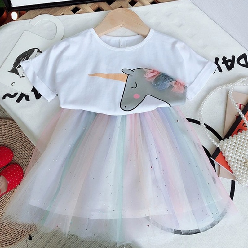 2020 Summer Girls' Clothing Sets Elegant Princess Cartoon Embroidered Top+Gauze Skirt 2PCS Children Baby Kids Girls Clothes Suit 2020 Summer Girls' Clothing Sets Elegant Princess Cartoon Embroidered Top+Gauze Skirt 2PCS Children Baby Kids Girls Clothes Suit