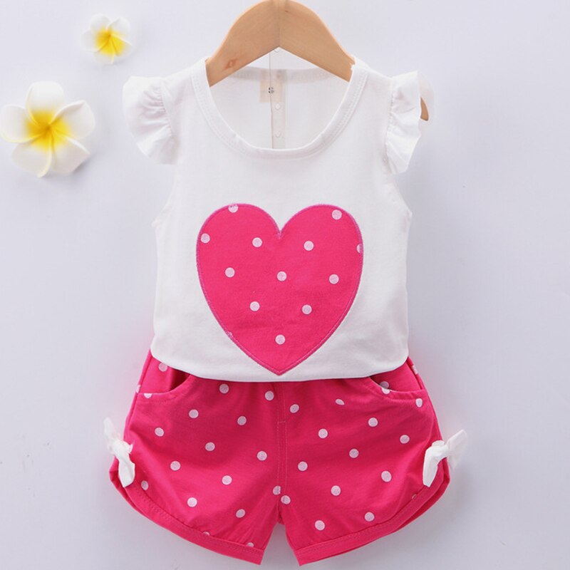 2020 Spring & Summer Girls' Clothing Sets Cute Korean Suspenders Jumpsuit Love Print Button Fashion Baby Kids Children Clothes 2020 Spring & Summer Girls' Clothing Sets Cute Korean Suspenders Jumpsuit Love Print Button Fashion Baby Kids Children Clothes