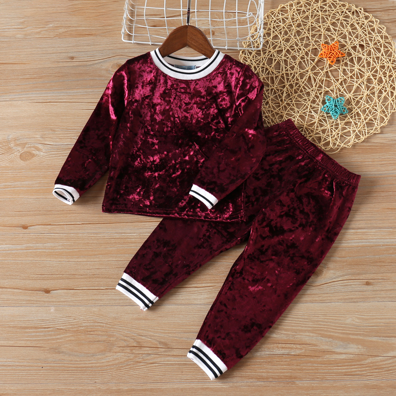 2020 Autumn Kids Baby Girl Clothes Long Sleeve T-shirt+Grid Skirt +bowknot Casual 3PCS suits Student Girls' Clothing Sets 2020 Autumn Kids Baby Girl Clothes Long Sleeve T-shirt+Grid Skirt +bowknot Casual 3PCS suits Student Girls' Clothing Sets