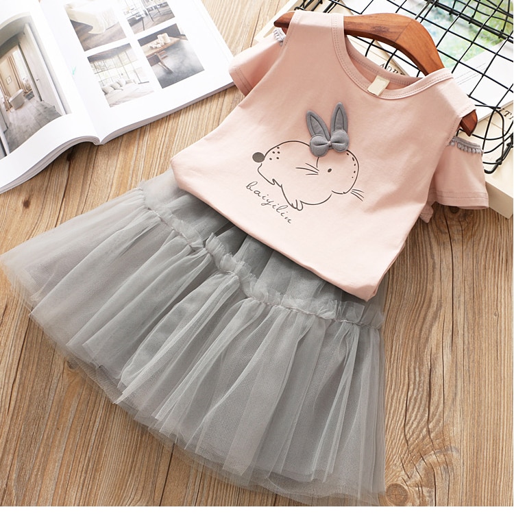 Baby Girl Clothes Summer New Children Girls' Clothing Set Love Tops+Pleated Student Skirt Girls Suit Baby Kids Clothes Baby Girl Clothes Summer New Children Girls' Clothing Set Love Tops+Pleated Student Skirt Girls Suit Baby Kids Clothes