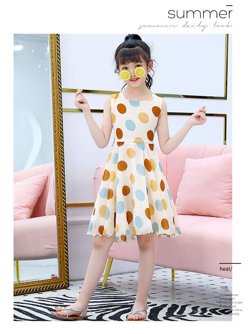 Girls' Clothing Dress 2020 Summer Girls Polka Dot Dress Baby Sweet Lovely Princess Dress Girls Elegant Everyday Leisure Dresses Girls' Clothing Dress 2020 Summer Girls Polka Dot Dress Baby Sweet Lovely Princess Dress Girls Elegant Everyday Leisure Dresses