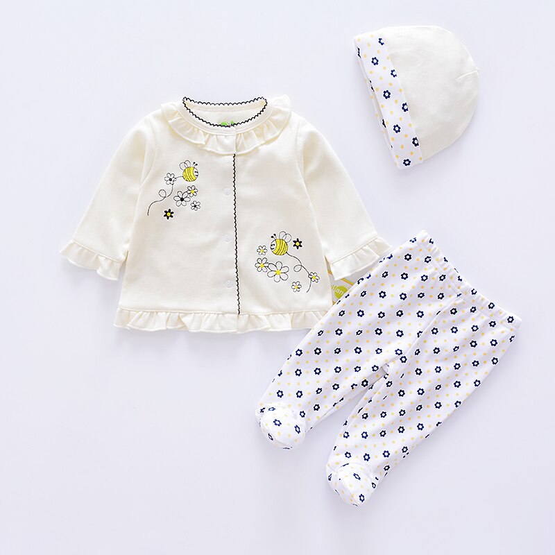 New baby Clothing Sets cotton baby boy girls clothing Newborn printed suit 3pcs long sleeve top+pants+cap kids cotton set New baby Clothing Sets cotton baby boy girls clothing Newborn printed suit 3pcs long sleeve top+pants+cap kids cotton set