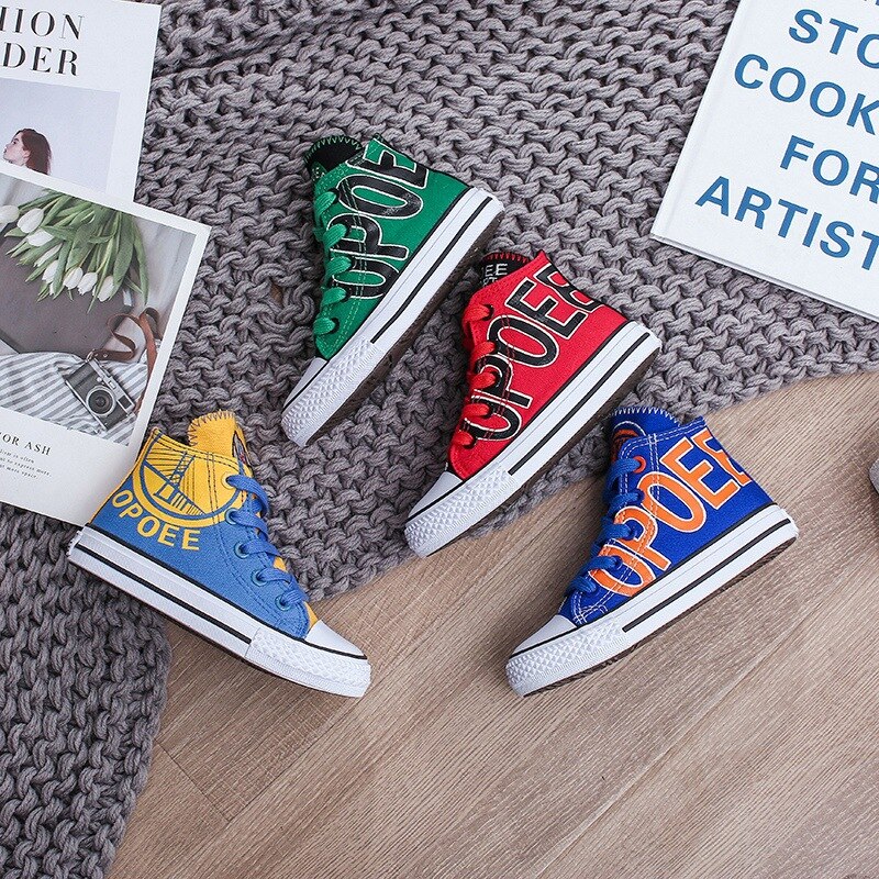 2020 spring new canvas shoes children's high-top sneakers fashion boys basketball shoes girls sports shoes 2020 spring new canvas shoes children's high-top sneakers fashion boys basketball shoes girls sports shoes