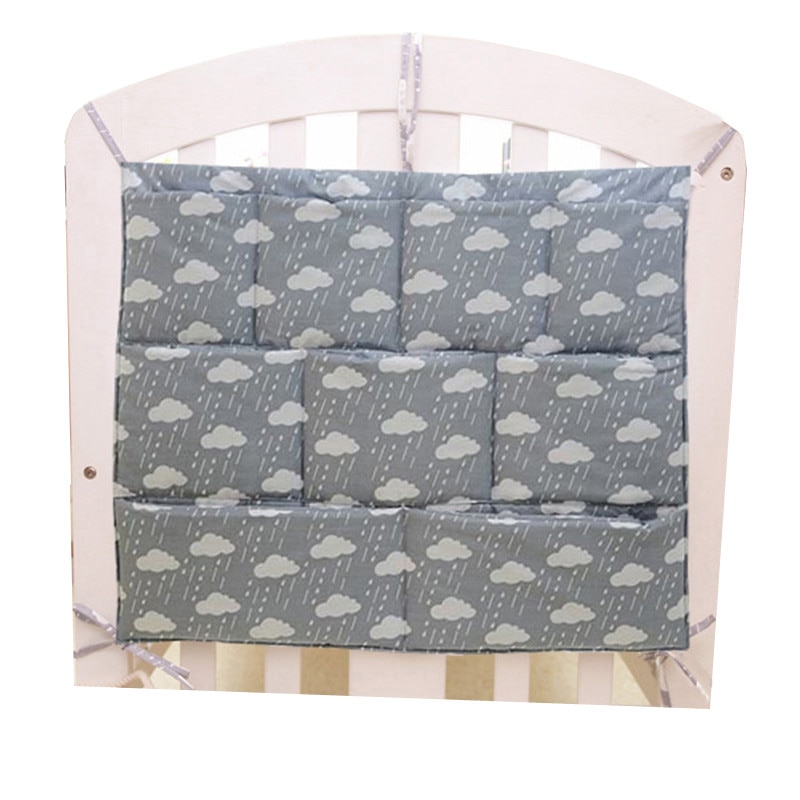 Bed Hanging Storage Bag Baby Cot Bed Brand Baby Cotton Crib Organizer 50*60cm Toy Diaper Pocket for Crib Bedding Set Bed Hanging Storage Bag Baby Cot Bed Brand Baby Cotton Crib Organizer 50*60cm Toy Diaper Pocket for Crib Bedding Set