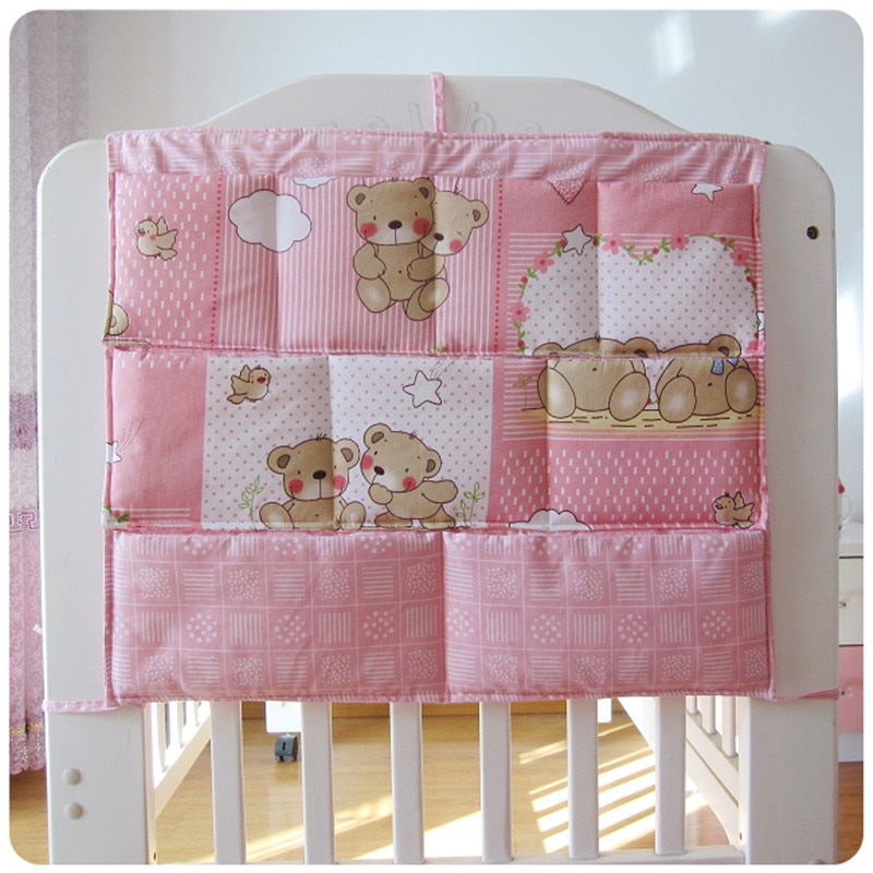 Bed Hanging Storage Bag Baby Cot Bed Brand Baby Cotton Crib Organizer 50*60cm Toy Diaper Pocket for Crib Bedding Set Bed Hanging Storage Bag Baby Cot Bed Brand Baby Cotton Crib Organizer 50*60cm Toy Diaper Pocket for Crib Bedding Set