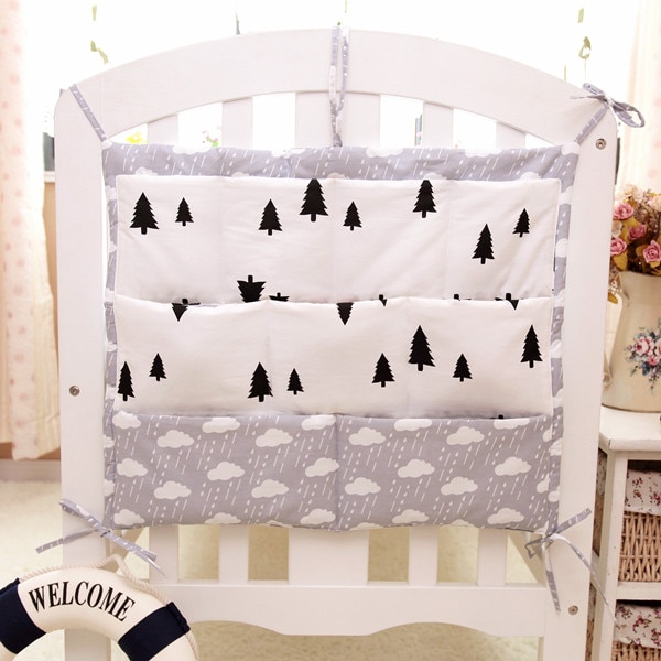 Bed Hanging Storage Bag Baby Cot Bed Brand Baby Cotton Crib Organizer 50*60cm Toy Diaper Pocket for Crib Bedding Set Bed Hanging Storage Bag Baby Cot Bed Brand Baby Cotton Crib Organizer 50*60cm Toy Diaper Pocket for Crib Bedding Set