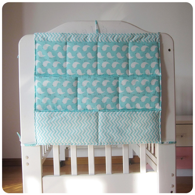 Bed Hanging Storage Bag Baby Cot Bed Brand Baby Cotton Crib Organizer 50*60cm Toy Diaper Pocket for Crib Bedding Set Bed Hanging Storage Bag Baby Cot Bed Brand Baby Cotton Crib Organizer 50*60cm Toy Diaper Pocket for Crib Bedding Set