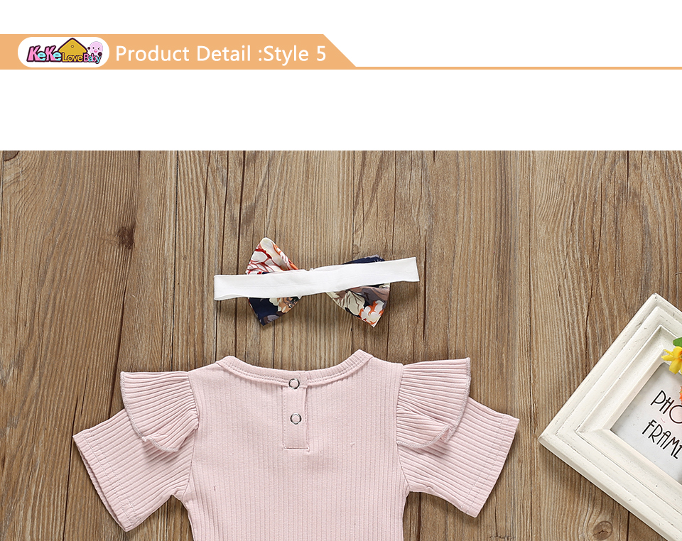 3Pcs Newborn Baby Girl Clothes Set Solid Color Short sleeve Romper Flower Shorts Headband Summer Outfit New Born Infant Clothing 3Pcs Newborn Baby Girl Clothes Set Solid Color Short sleeve Romper Flower Shorts Headband Summer Outfit New Born Infant Clothing