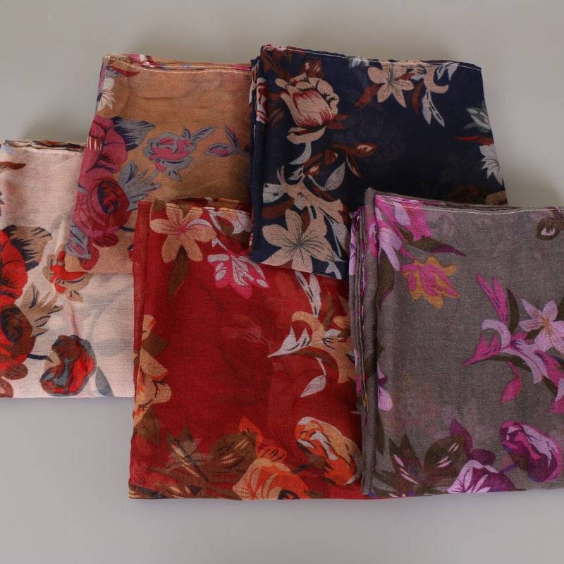 New Printed Balinese Cotton Scarf Hijabs For Women Casual Long thin Scarf Muslim Wrap Flower Shawl Arab Ethnic Headwear 180x80cm New Printed Balinese Cotton Scarf Hijabs For Women Casual Long thin Scarf Muslim Wrap Flower Shawl Arab Ethnic Headwear 180x80cm