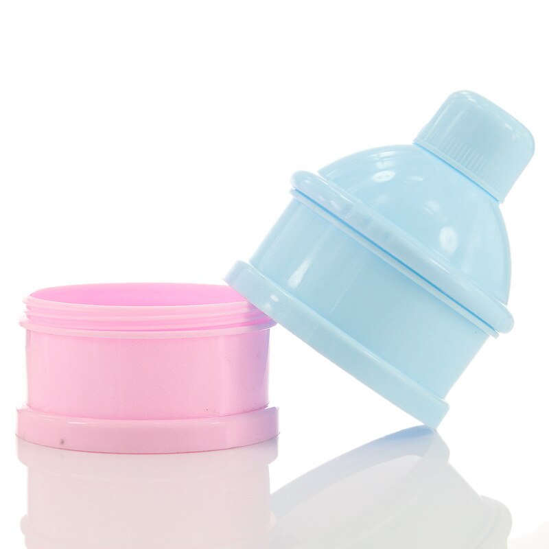 4-layer Solid Color Portable Baby Food Storage Box Cereal Cartoon Milk Powder Box Baby Milk Powder Box Multi-layer Food Storage 4-layer Solid Color Portable Baby Food Storage Box Cereal Cartoon Milk Powder Box Baby Milk Powder Box Multi-layer Food Storage