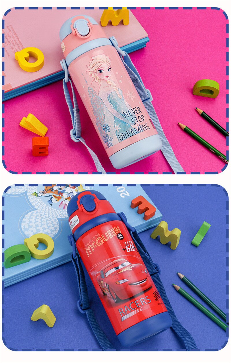 400ML 500ML Disney Mickey Minnie Cartoon Water Cup Outdoor Portable Anti-leakage Kettle Mummy Feeding Baby Bottle School Bottle 400ML 500ML Disney Mickey Minnie Cartoon Water Cup Outdoor Portable Anti-leakage Kettle Mummy Feeding Baby Bottle School Bottle
