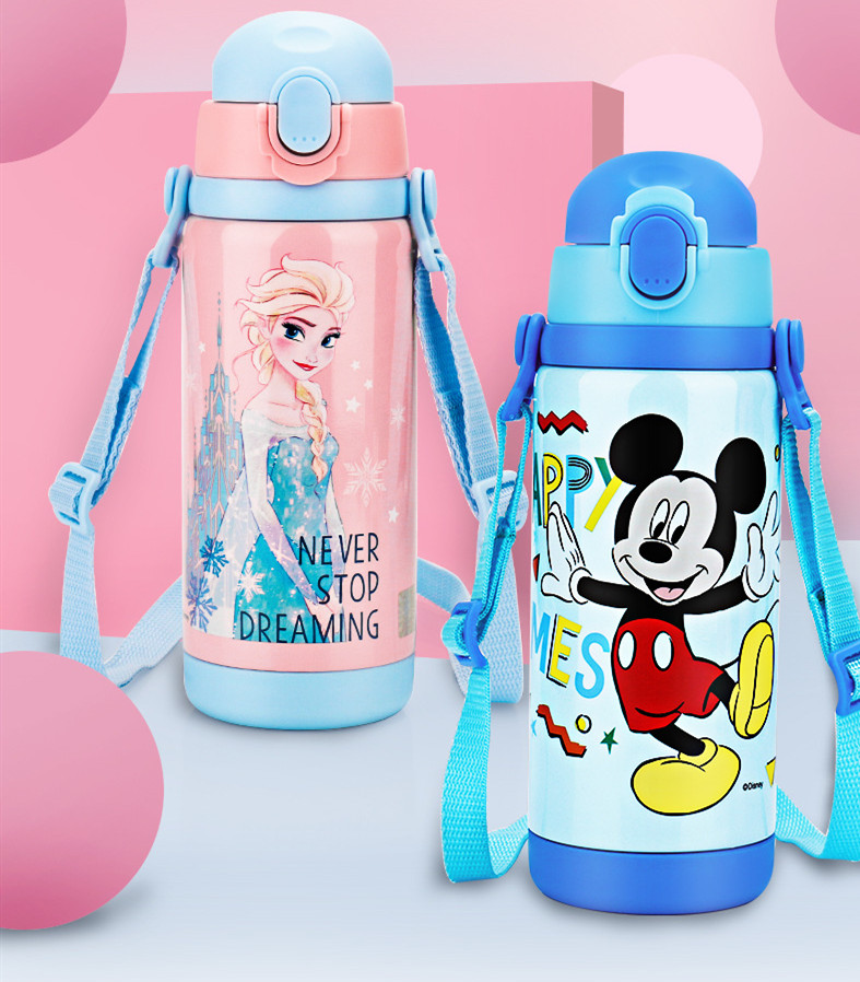 400ML 500ML Disney Mickey Minnie Cartoon Water Cup Outdoor Portable Anti-leakage Kettle Mummy Feeding Baby Bottle School Bottle 400ML 500ML Disney Mickey Minnie Cartoon Water Cup Outdoor Portable Anti-leakage Kettle Mummy Feeding Baby Bottle School Bottle