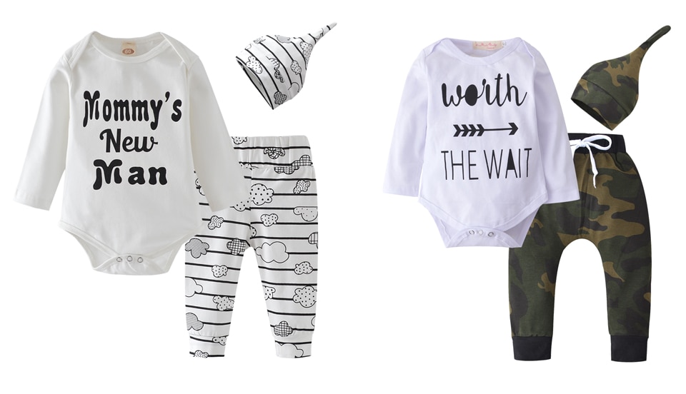 Baby Boy Clothes 2020 Autumn Baby Girl Clothing Sets Newborn Cotton Printed Long Sleeved T-shirt+pants+cap Kids 3pcs Suit Baby Boy Clothes 2020 Autumn Baby Girl Clothing Sets Newborn Cotton Printed Long Sleeved T-shirt+pants+cap Kids 3pcs Suit