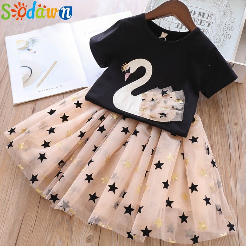 Sodawn 2020 Fashion Girls Clothing Set Summer Baby Girls Clothes Outfit Fashion T-shirt and Ruches Skirt 2pcs Children Clothing Sodawn 2020 Fashion Girls Clothing Set Summer Baby Girls Clothes Outfit Fashion T-shirt and Ruches Skirt 2pcs Children Clothing