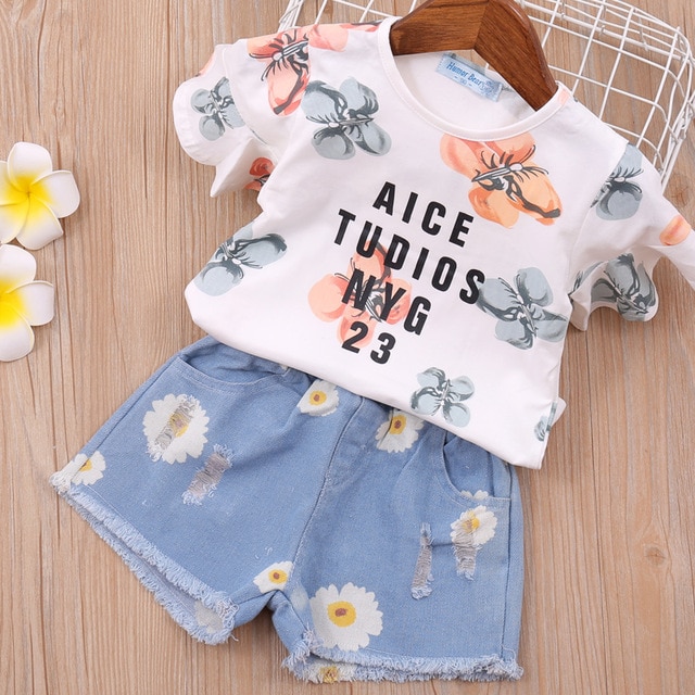 Sodawn 2020 Fashion Girls Clothing Set Summer Baby Girls Clothes Outfit Fashion T-shirt and Ruches Skirt 2pcs Children Clothing Sodawn 2020 Fashion Girls Clothing Set Summer Baby Girls Clothes Outfit Fashion T-shirt and Ruches Skirt 2pcs Children Clothing