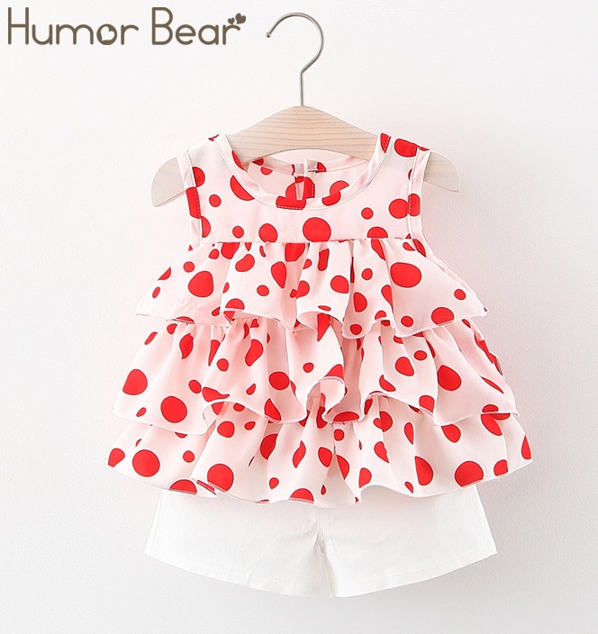 Humor Bear 2020 Baby Summer Clothing 1-4T Infant Kid Clothes Polka Dot Fungus Top +Shorts 2Pcs Set Toddler Girl Outfit Humor Bear 2020 Baby Summer Clothing 1-4T Infant Kid Clothes Polka Dot Fungus Top +Shorts 2Pcs Set Toddler Girl Outfit