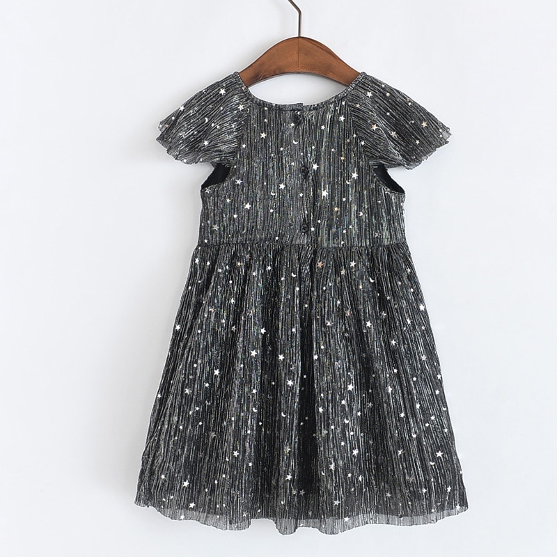 Humor Bear Baby Gril Clothes 2020 Summer Sleeveless Star Sequins New Children Dress Sweet Party Mesh Princess Dress Kids Dress Humor Bear Baby Gril Clothes 2020 Summer Sleeveless Star Sequins New Children Dress Sweet Party Mesh Princess Dress Kids Dress