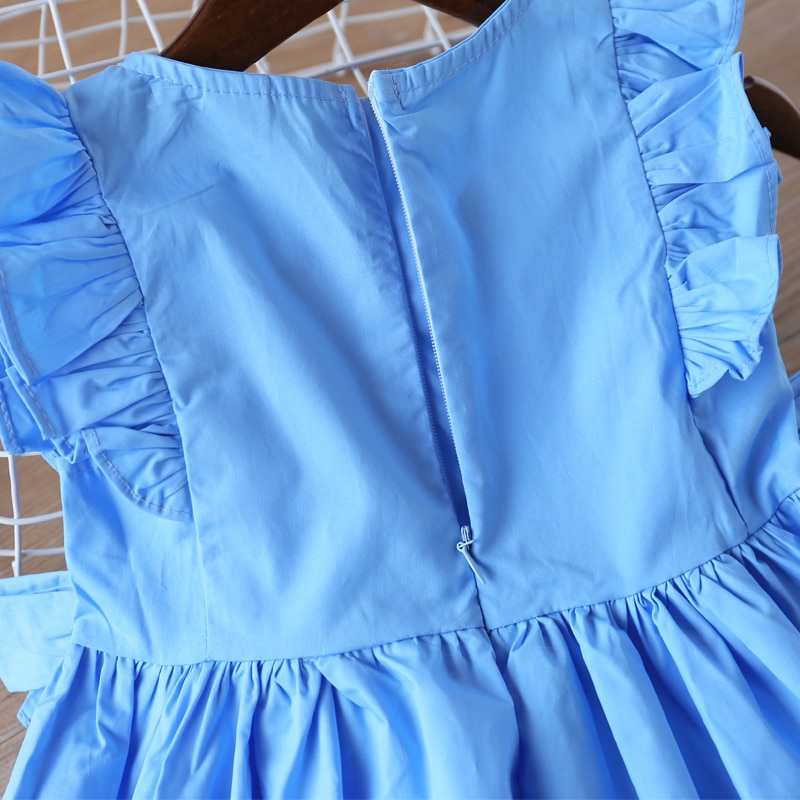 Sodawn 2020 Summer Baby Girls Dress Children Clothing Ruffle Sleeveless Princess Dress Bow Sweet Kids Girl Clothes Sodawn 2020 Summer Baby Girls Dress Children Clothing Ruffle Sleeveless Princess Dress Bow Sweet Kids Girl Clothes