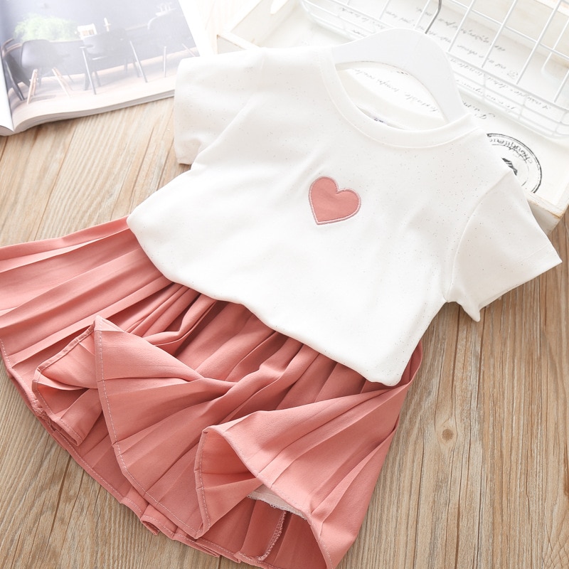 Humor Bear Girls Clothing Set 2020 Korean Summer New Ice Cream Bow Top T-shirt+Pants Kids Suit Toddler Baby Children's Clothes Humor Bear Girls Clothing Set 2020 Korean Summer New Ice Cream Bow Top T-shirt+Pants Kids Suit Toddler Baby Children's Clothes