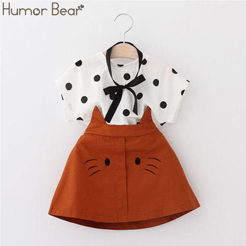 Humor Bear Girls Clothing Set 2020 Korean Summer New Ice Cream Bow Top T-shirt+Pants Kids Suit Toddler Baby Children's Clothes Humor Bear Girls Clothing Set 2020 Korean Summer New Ice Cream Bow Top T-shirt+Pants Kids Suit Toddler Baby Children's Clothes
