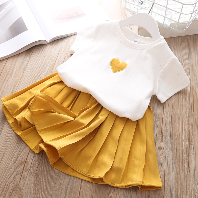 Humor Bear Girls Clothing Set 2020 Korean Summer New Ice Cream Bow Top T-shirt+Pants Kids Suit Toddler Baby Children's Clothes Humor Bear Girls Clothing Set 2020 Korean Summer New Ice Cream Bow Top T-shirt+Pants Kids Suit Toddler Baby Children's Clothes