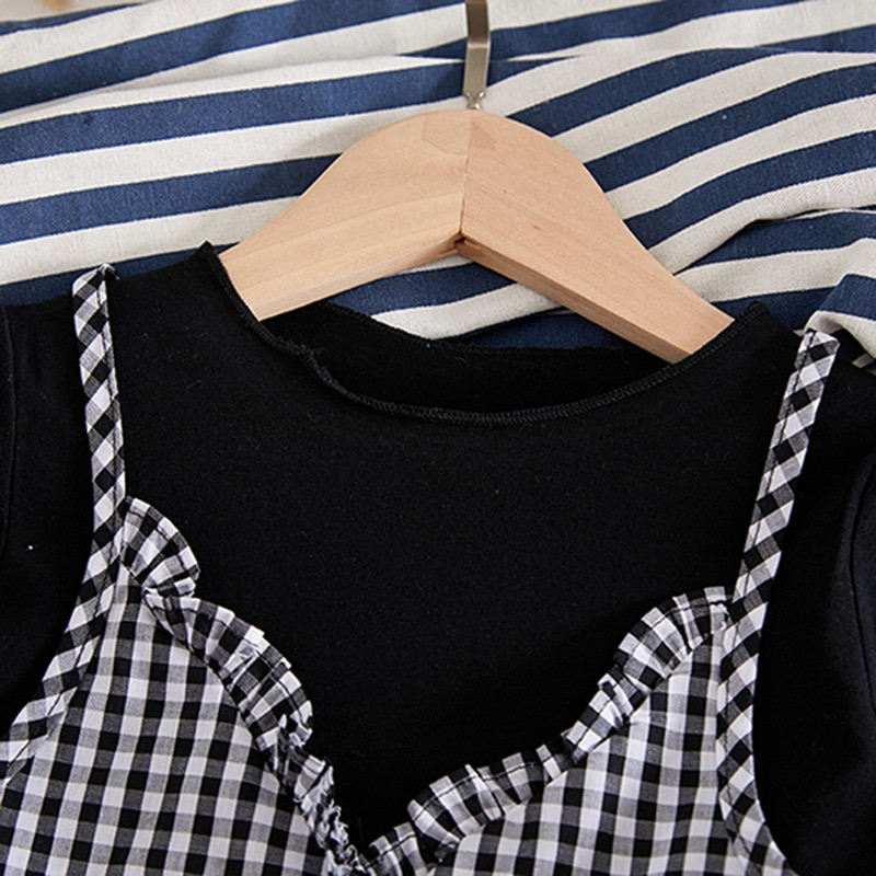 Humor Bear Girls Dress Summer New 2020 Korean Clothes Fashion Princess Cute Lace Short Sleeve Plaid Dress Baby Girls Clothing Humor Bear Girls Dress Summer New 2020 Korean Clothes Fashion Princess Cute Lace Short Sleeve Plaid Dress Baby Girls Clothing