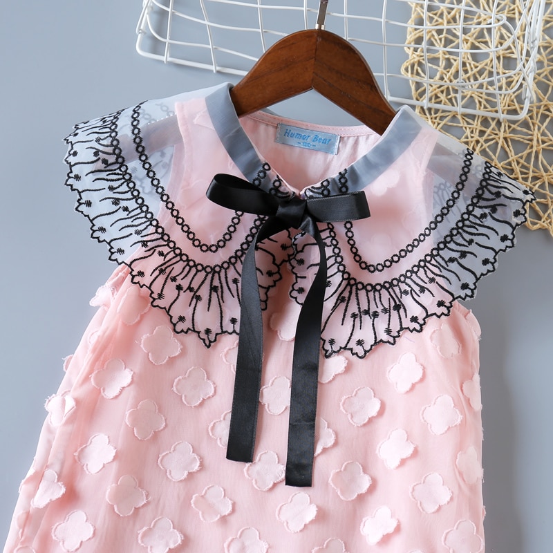 Humor Bear Girls Dress Summer New 2020 Korean Clothes Fashion Princess Cute Lace Short Sleeve Plaid Dress Baby Girls Clothing Humor Bear Girls Dress Summer New 2020 Korean Clothes Fashion Princess Cute Lace Short Sleeve Plaid Dress Baby Girls Clothing