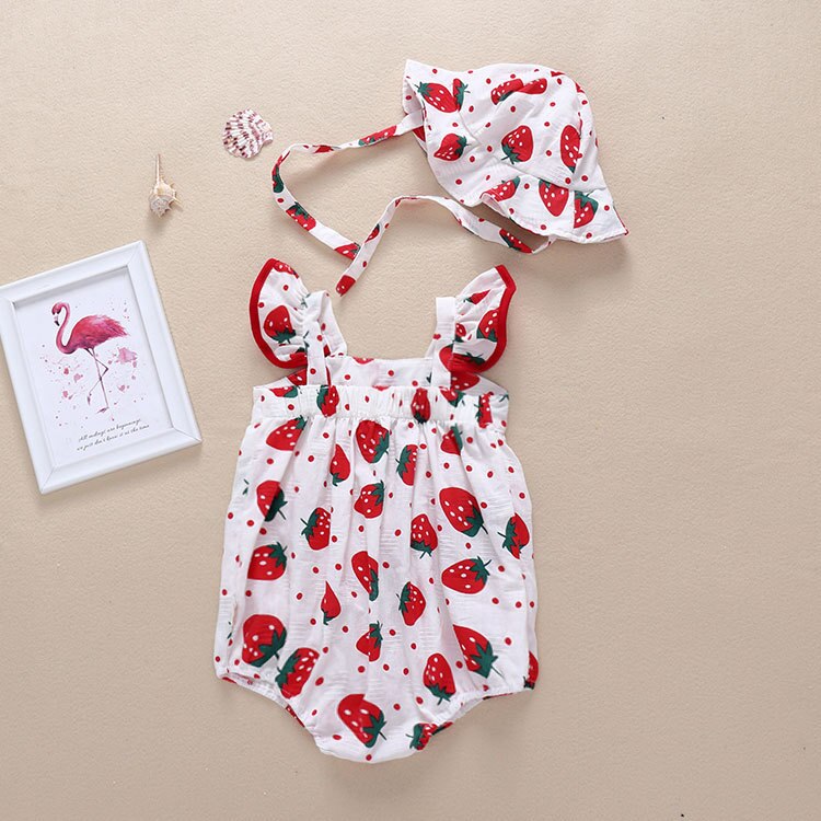 Humor Bear 2020 Summer Baby Clothes Brand New Fashion Cute Dot Big Bow Sling Jumpsuit +Hat Toddler Girls Rompers Clothing Humor Bear 2020 Summer Baby Clothes Brand New Fashion Cute Dot Big Bow Sling Jumpsuit +Hat Toddler Girls Rompers Clothing
