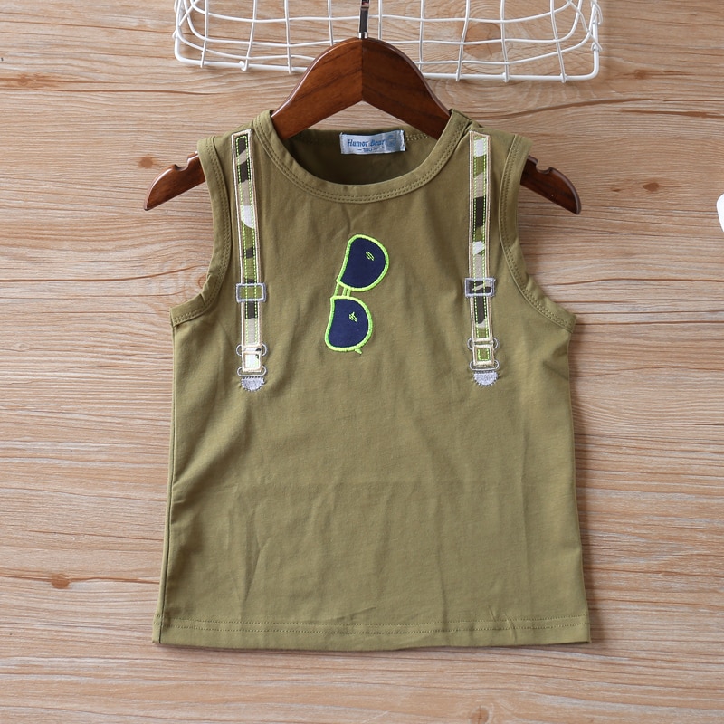 Humor Bear 2020 Summer Children Baby Boy Clothes Sets Sleeveless T-Shirt + Camo Shorts 2pcs Toddler Kids Suits Child Clothing Humor Bear 2020 Summer Children Baby Boy Clothes Sets Sleeveless T-Shirt + Camo Shorts 2pcs Toddler Kids Suits Child Clothing