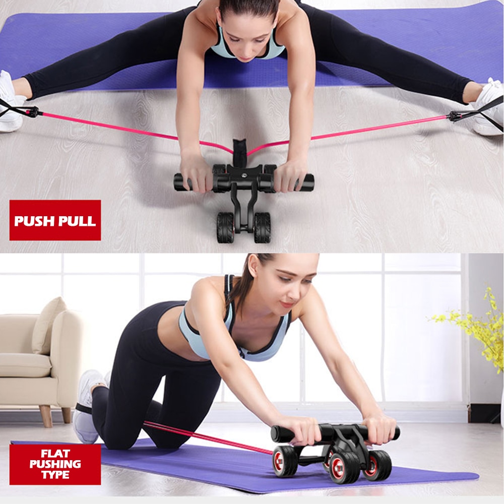 New Fitness Abdominal Wheel AB Roller Muscle Trainer Keep Fit Wheels for Waist Leg Exercise Home Gym Training Equipment New Fitness Abdominal Wheel AB Roller Muscle Trainer Keep Fit Wheels for Waist Leg Exercise Home Gym Training Equipment