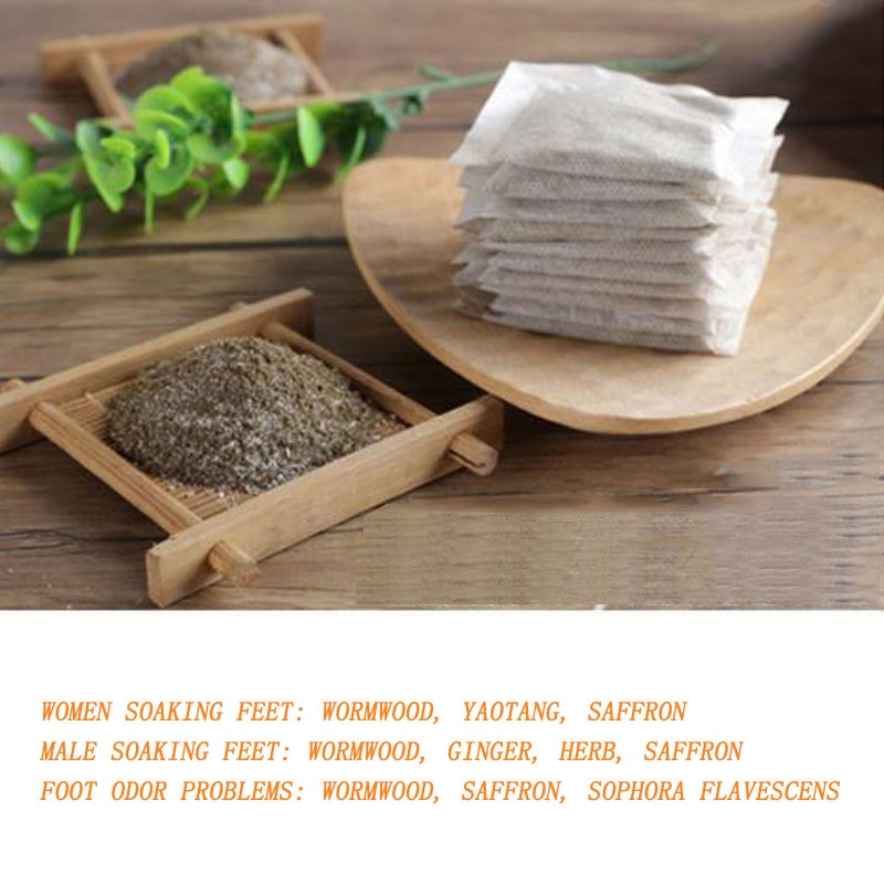 120PCS Foot Bath Packs Moxa Saffron Ginger Herbal Treatment Cold Body Detox Dampness Massager Foot SPA 120PCS Foot Bath Packs Moxa Saffron Ginger Herbal Treatment Cold Body Detox Dampness Massager Foot SPA