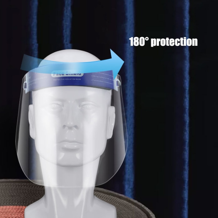 2/4/10 Pcs Protective Full Face Shield Safety Isolation Visor Eye Face Protector Facial Cover 29x25.5x2.5cm Personal Health Care 2/4/10 Pcs Protective Full Face Shield Safety Isolation Visor Eye Face Protector Facial Cover 29x25.5x2.5cm Personal Health Care