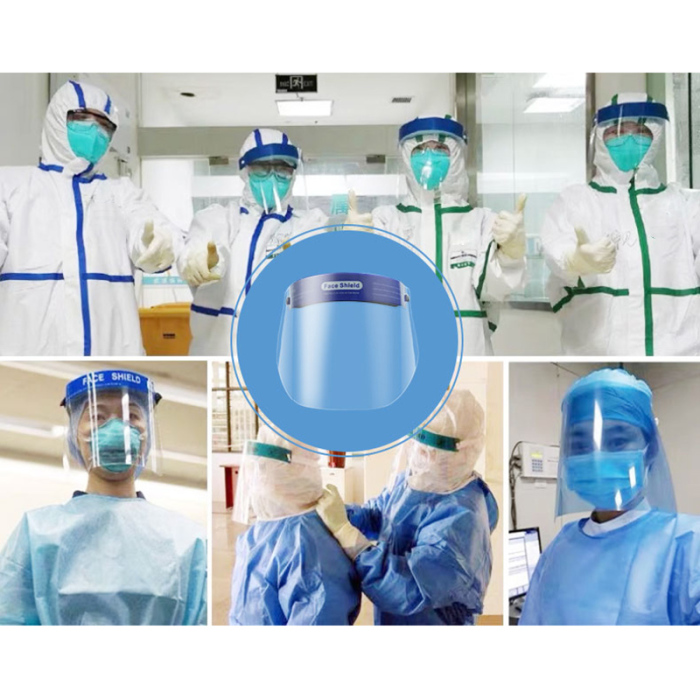 2/4/10 Pcs Protective Full Face Shield Safety Isolation Visor Eye Face Protector Facial Cover 29x25.5x2.5cm Personal Health Care 2/4/10 Pcs Protective Full Face Shield Safety Isolation Visor Eye Face Protector Facial Cover 29x25.5x2.5cm Personal Health Care
