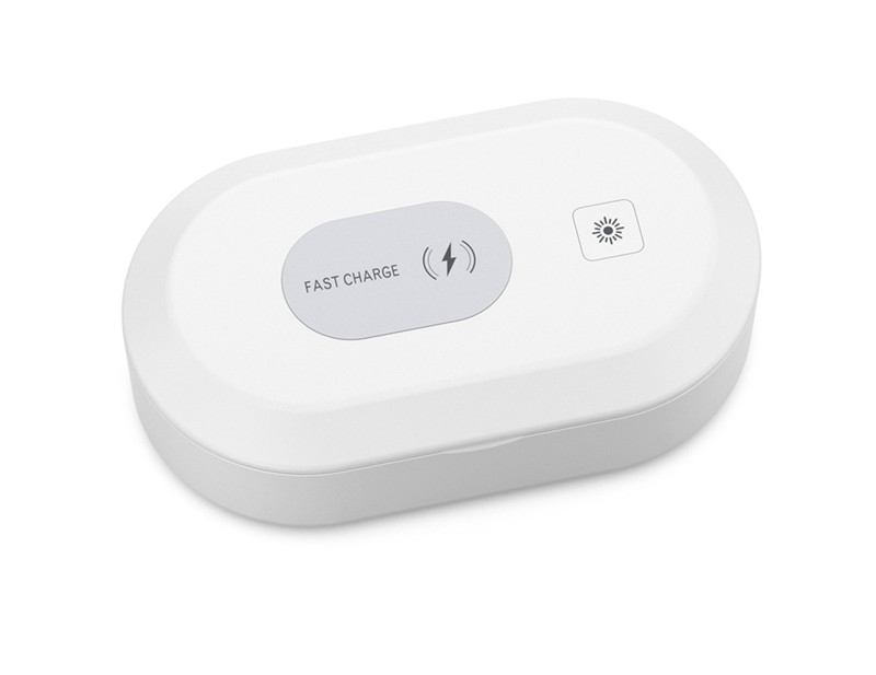 Portable UV Ozone Sterilizer Box Sanitizer Kill Germs USB UV Light Sterilizer Box with Phone Wireless Charger Disinfector Portable UV Ozone Sterilizer Box Sanitizer Kill Germs USB UV Light Sterilizer Box with Phone Wireless Charger Disinfector
