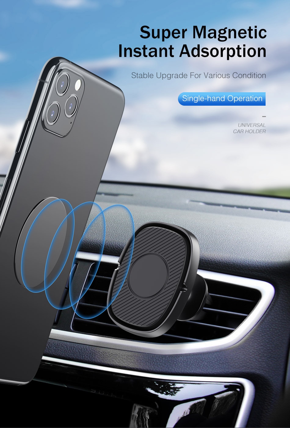YKZ Magnetic Car Holder For iphone Samsung Mobile Phone Holder Stand Car Air Vent Magnet Mount GPS Support Car Phone Holder YKZ Magnetic Car Holder For iphone Samsung Mobile Phone Holder Stand Car Air Vent Magnet Mount GPS Support Car Phone Holder