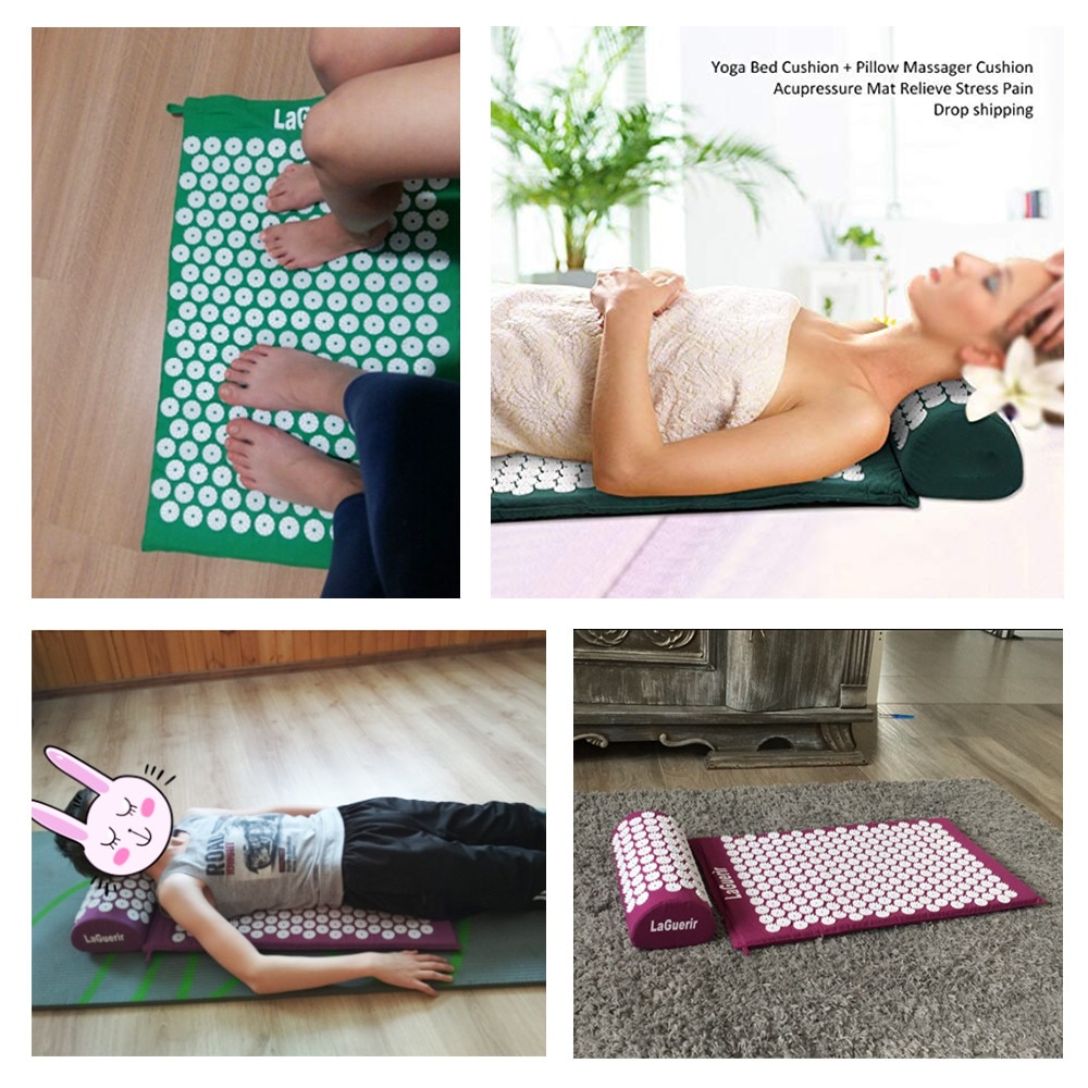 Massager(62*38cm)ABS Spike Acupressure Mat Massage Cushion Mat Acupuncture Spike Yoga Relieve Pain Improve Sleep Free Shipping Massager(62*38cm)ABS Spike Acupressure Mat Massage Cushion Mat Acupuncture Spike Yoga Relieve Pain Improve Sleep Free Shipping