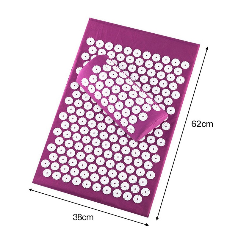 Massager(62*38cm)ABS Spike Acupressure Mat Massage Cushion Mat Acupuncture Spike Yoga Relieve Pain Improve Sleep Free Shipping Massager(62*38cm)ABS Spike Acupressure Mat Massage Cushion Mat Acupuncture Spike Yoga Relieve Pain Improve Sleep Free Shipping