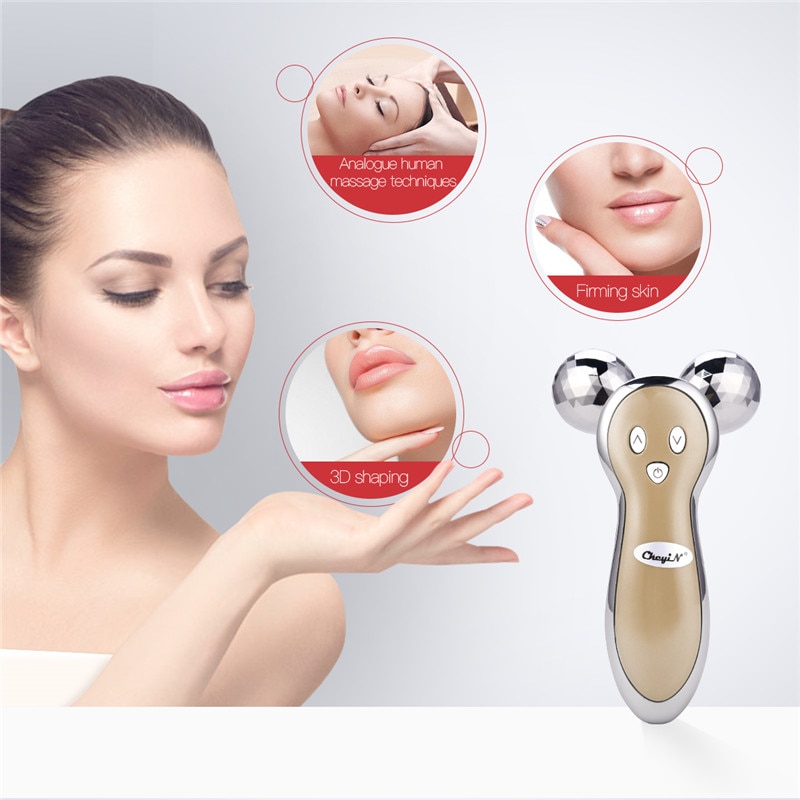 3D Massager Roller of Micro Current Vibration Electric Massager Full Body Anti Wrinkle Roller Ball Massage Lymphatic + FREE GIFT 3D Massager Roller of Micro Current Vibration Electric Massager Full Body Anti Wrinkle Roller Ball Massage Lymphatic + FREE GIFT
