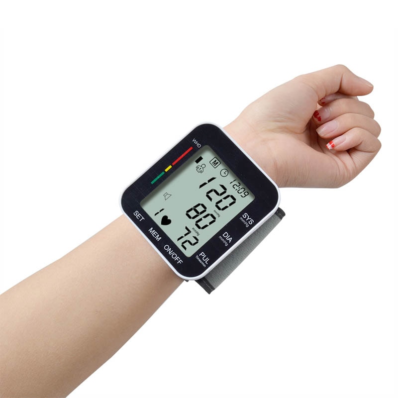 Health Care BP Sphygmomanometer big Wrist Blood Pressure meter Pulse Rate Heart Beat Monitor Device Equipment Tonometer machine Health Care BP Sphygmomanometer big Wrist Blood Pressure meter Pulse Rate Heart Beat Monitor Device Equipment Tonometer machine