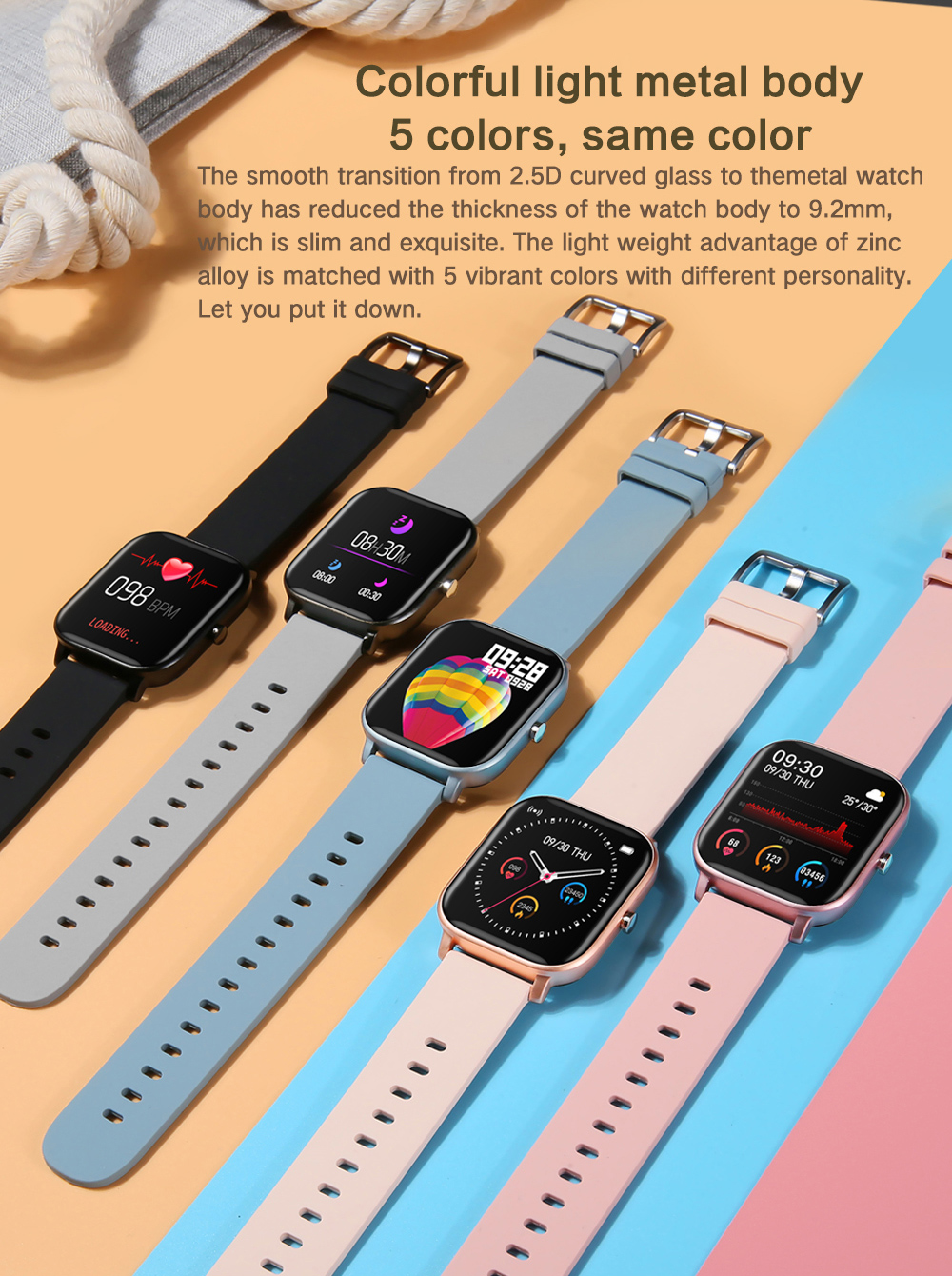 COLMI P8 1.4 inch Smart Watch Men Full Touch Fitness Tracker Blood Pressure Smart Clock Women GTS Smartwatch for Xiaomi COLMI P8 1.4 inch Smart Watch Men Full Touch Fitness Tracker Blood Pressure Smart Clock Women GTS Smartwatch for Xiaomi