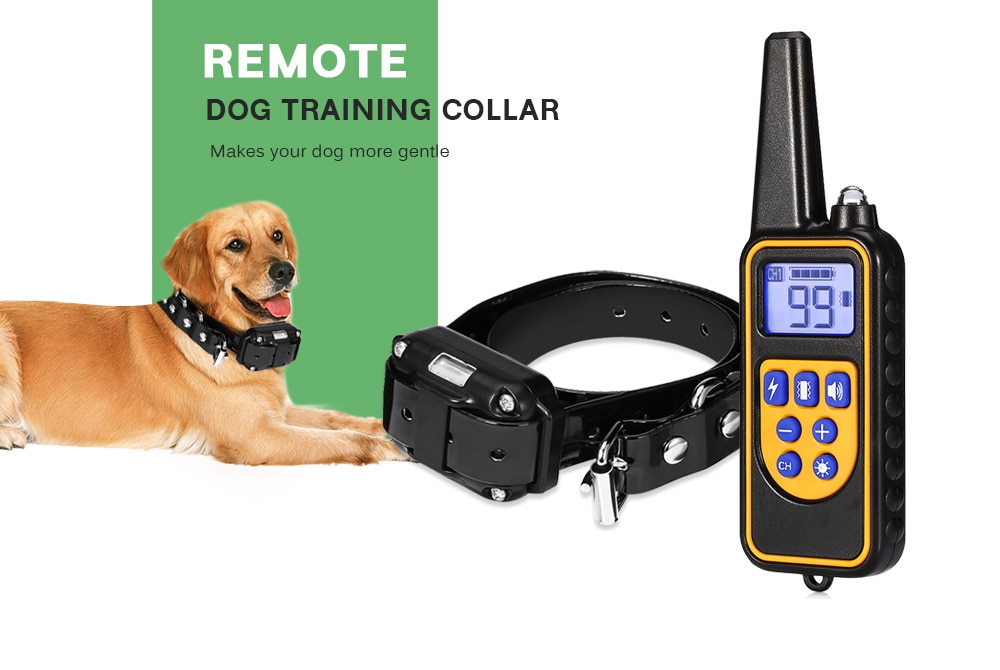 ON SALE! Dog Collar Waterproof Rechargeable Electric Dog Training Collar With Remote Controller Electric Pet Dog Training Collar ON SALE! Dog Collar Waterproof Rechargeable Electric Dog Training Collar With Remote Controller Electric Pet Dog Training Collar